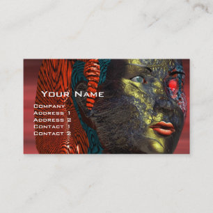 ARES CYBORG  , Red Yellow Business Card