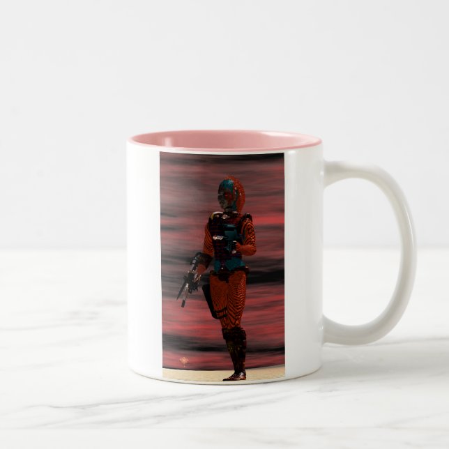 ARES - CYBORG Two-Tone COFFEE MUG (Right)