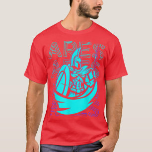 Ares Greek God War Retro Ares  T-Shirt