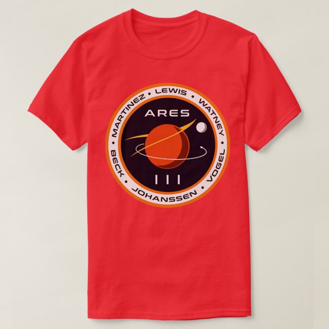 Ares III T-Shirt (Design Front)