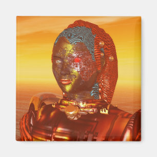 ARES IN DESERT OF HYPERION Science Fiction ,Sci-Fi Magnet