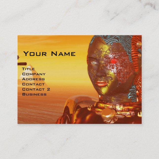 ARES IN THE DESERT OF HYPERION BUSINESS CARD (Front)