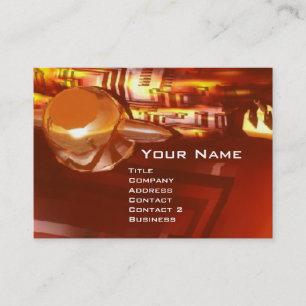 ARES IN THE DESERT OF HYPERION Detail Business Card