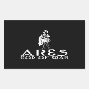 Ares Rectangular Sticker