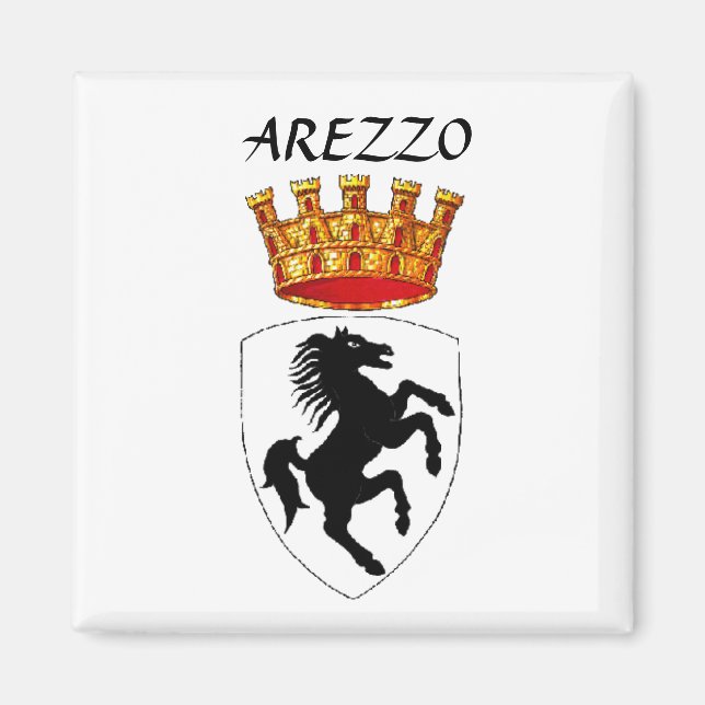 Arezzo coat of arms magnet (Front)
