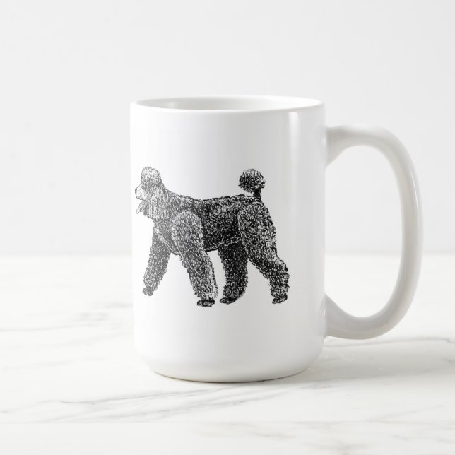 Arf-Arf Rockaway Poodle Mug (Right)