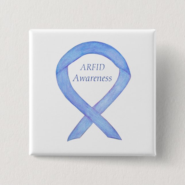 ARFID (Eating Disorder) Awareness Ribbon Pin (Front)