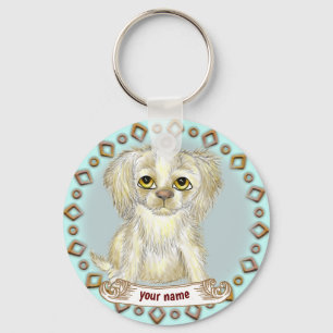 Arfy Dog  Key Ring