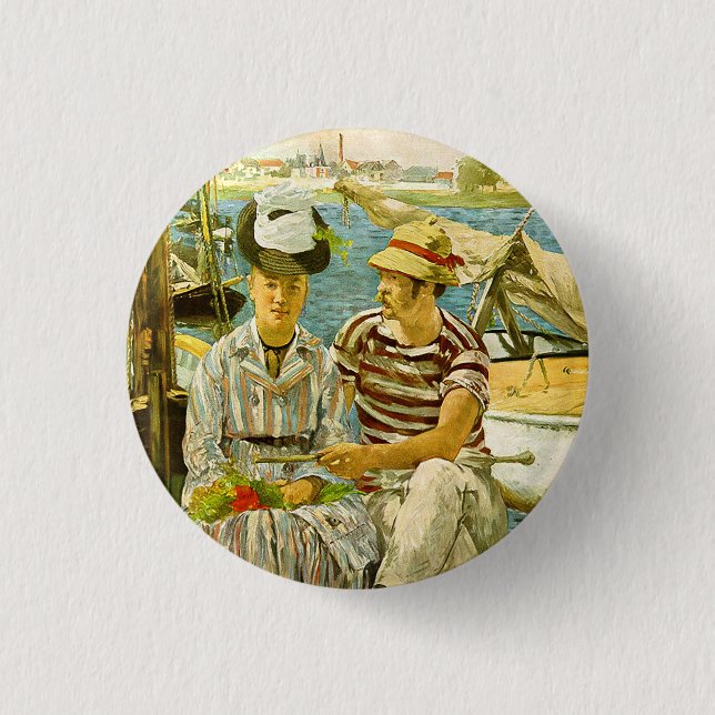 Argenteuil Edouard Manet   3 Cm Round Badge (Front)