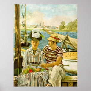 Argenteuil Edouard Manet Poster