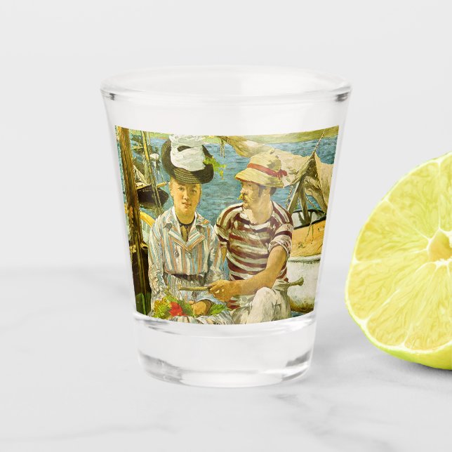 Argenteuil Edouard Manet   Shot Glass (Front)