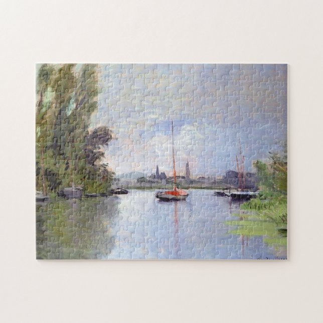 Argenteuil Small Arm Seine Monet Fine Art Jigsaw Puzzle (Horizontal)