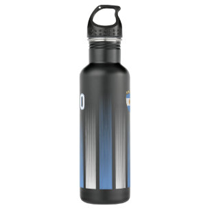 Argentina 10 Soccer Jersey Argentina Football Fan  710 Ml Water Bottle
