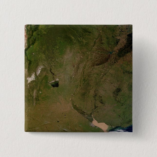 Argentina 15 Cm Square Badge (Front)