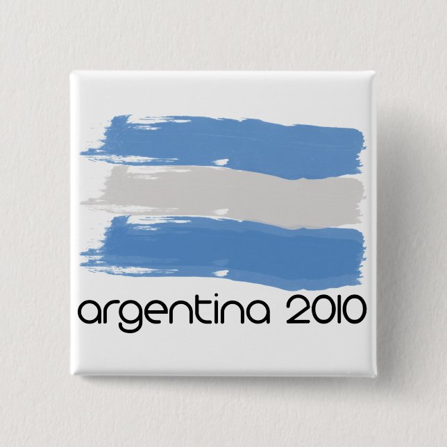 Argentina 2010 15 cm square badge (Front)