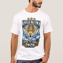 Argentina 2026 Personalised Football Fan T-Shirt