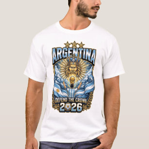 Argentina 2026 Personalised Football Fan T-Shirt