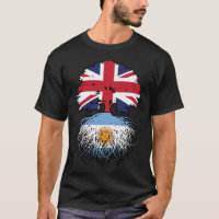 Argentina Argentine British UK Tree Roots Flag