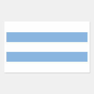 Argentina/Argentine (Civil) Flag Rectangular Sticker