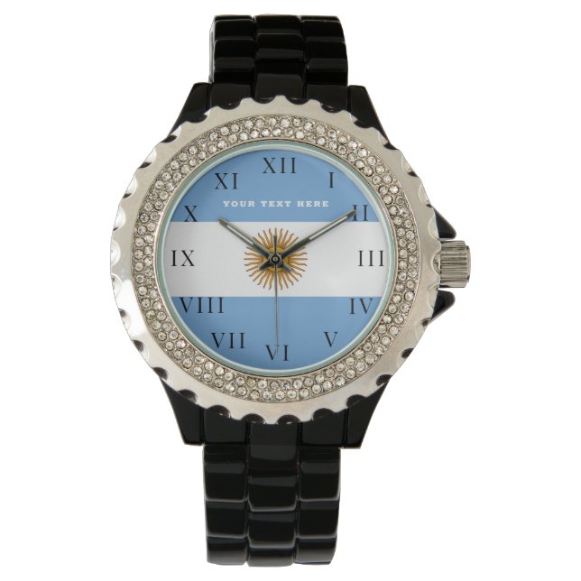 Argentina Argentinian flag Buenos Aires Argentine  Watch (Front)