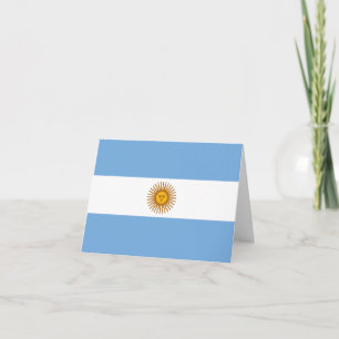 Argentina (Argentinian) Flag Card