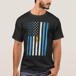 Argentina Argentinian Flag Football Soccer Sport T-Shirt