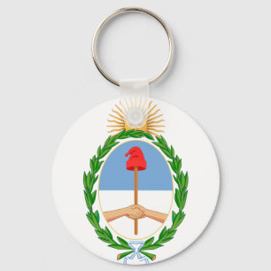 argentina arms key ring