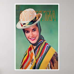 Argentina Art Travel Poster Argentinian Print Sout