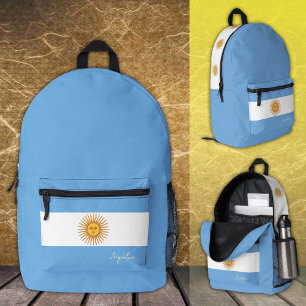 Argentina, backpack, Argentina Flag / patriotic Printed Backpack