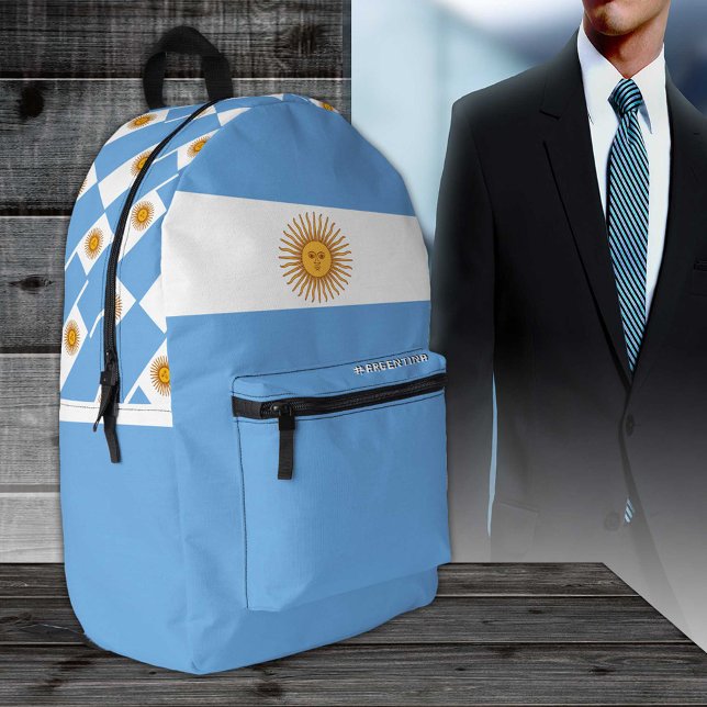 Argentina backpack, patriotic, Argentina Flag Printed Backpack (Creator Uploaded)