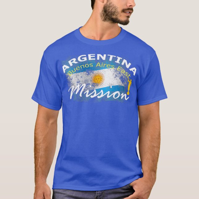 Argentina Buenos Aires East Mormon LDS Mission T-Shirt (Front)