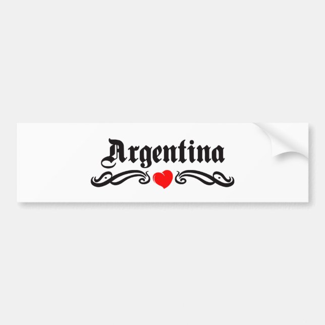 Argentina Bumper Sticker (Front)
