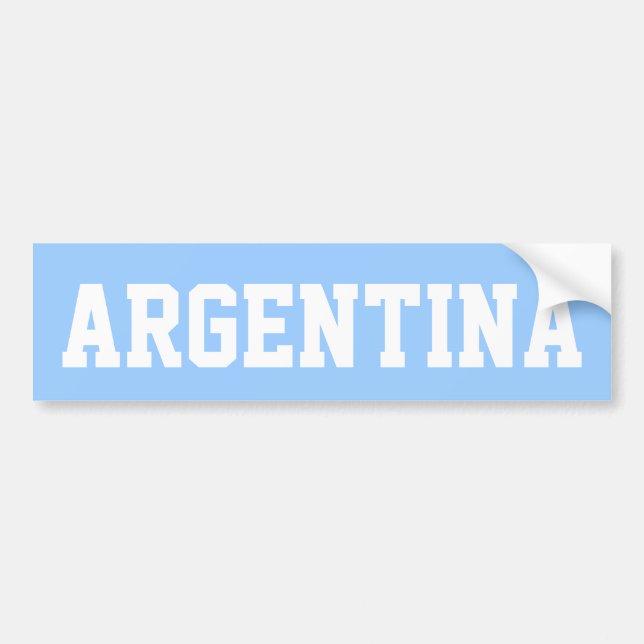 Argentina Bumper Sticker (Front)