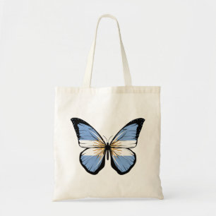 Argentina Butterfly Flag Tote Bag