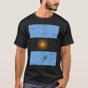 Argentina Campeon Flag Soccer Sport Team Fan Footb T-Shirt