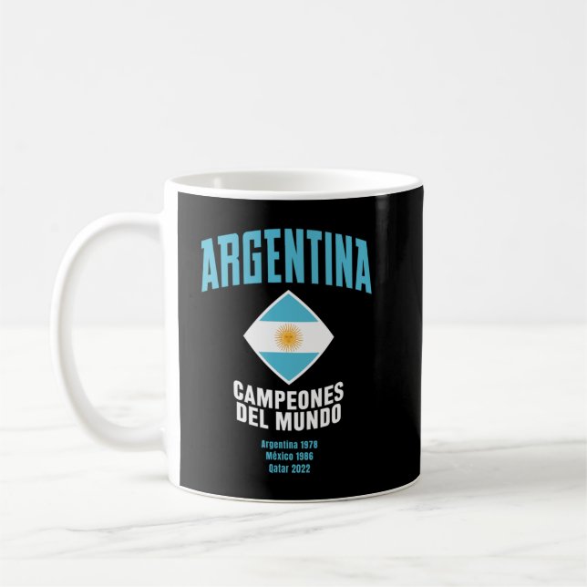 Argentina Campeones del Mundo 2023 Coffee Mug (Left)
