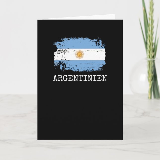 Argentina Card (Front)