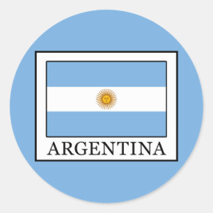 Argentina Classic Round Sticker