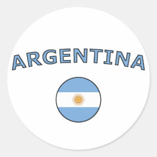 Argentina Classic Round Sticker