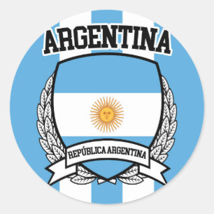 Argentina Classic Round Sticker