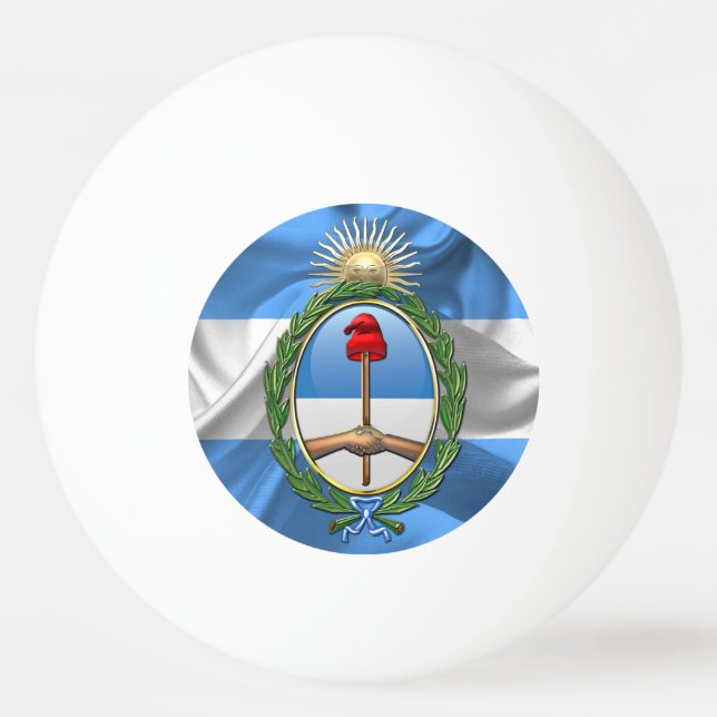 Argentina Coat of arms Ping Pong Ball (Front)