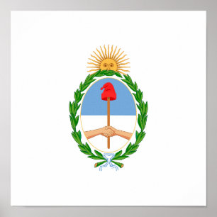 Argentina Coat of Arms Poster