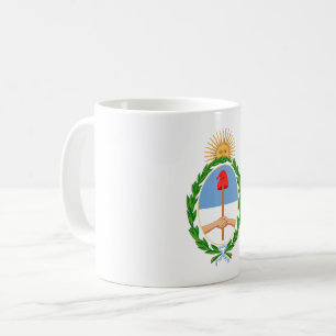 Argentina country coat arms symbol emblem flag coffee mug