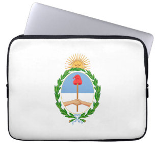 Argentina country coat arms symbol emblem flag laptop sleeve