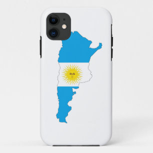 argentina country flag map shape symbol iPhone 11 case