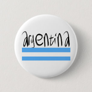 Argentina design! 6 cm round badge