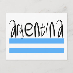 Argentina design! postcard