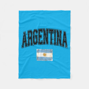 Argentina Flag Argentina Gift Hispanic Heritage Fleece Blanket