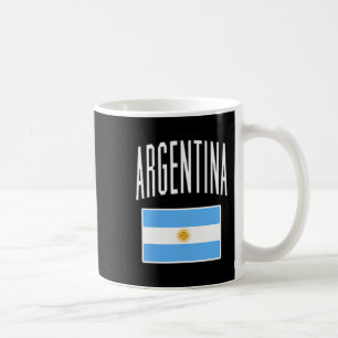 Argentina Flag Argentine Football Soccer Fan Men W Coffee Mug