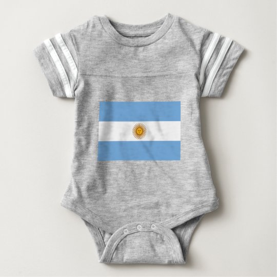 Argentina Flag - Bandera Argentina Baby Bodysuit